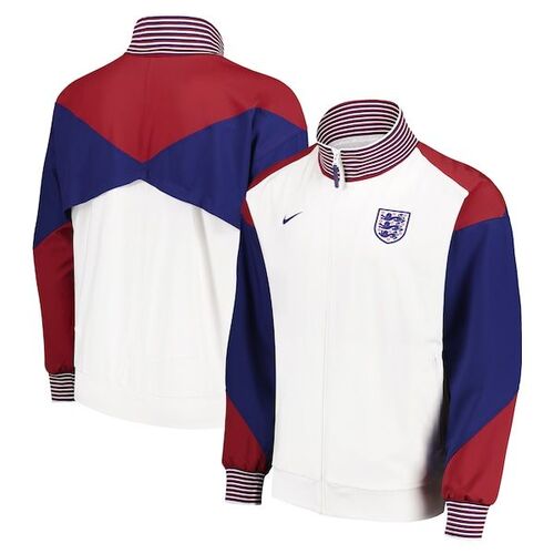 영국 국가대표 나이키 2024 스트라이크 앤섬 풀집 자켓 - 화이트 / Nike