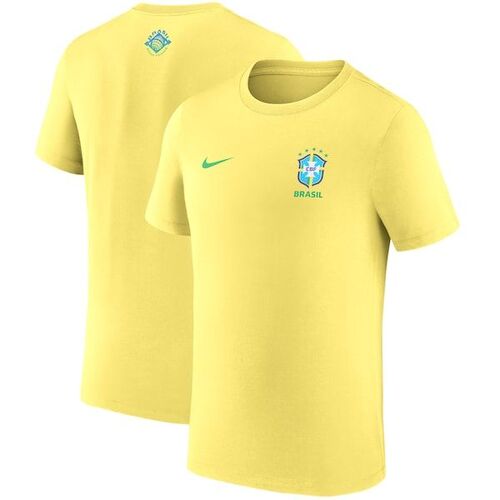 브라질 국가대표 나이키 클럽 에센셜 티셔츠 - 옐로우 / Nike