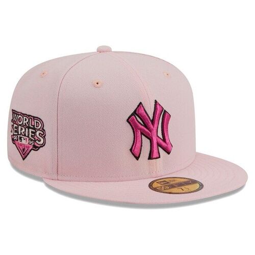 뉴욕 양키즈 뉴에라 2009 MLB 월드시리즈 5950 핏 모자 - 핑크 / New Era