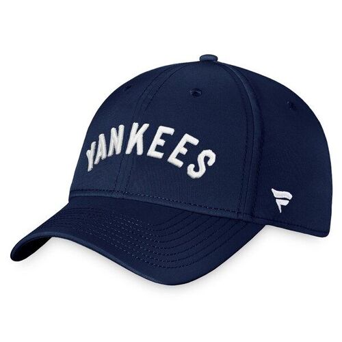 뉴욕 양키스의 파나틱스 브랜드 쿠퍼타운 코어 플렉스 모자 - 네이비 / 윌리스포츠 어센틱