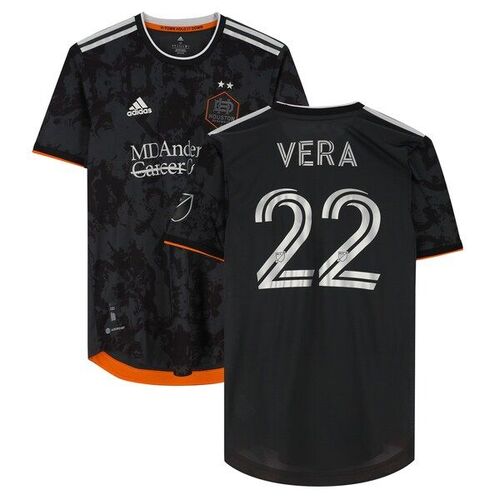 Matias Vera Houston Dynamo FC 2022 MLS 시즌부터 파나틱스 어쎈틱 선수 발행 22 Black Jersey - Size M / 윌리스포츠 어센틱