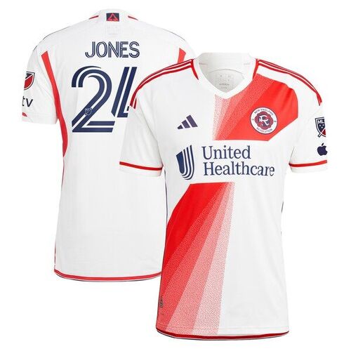 DeJuan Jones New England Revolution 2023 Defiance 어쎈틱 Jersey - White / adidas
