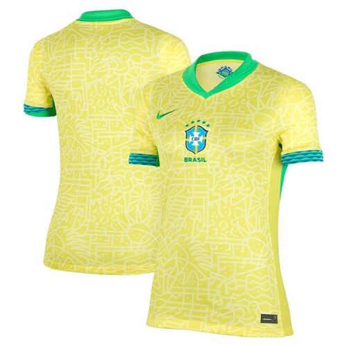 브라질 국가대표 나이키 여자 2024 홈경기장 레플리카 저지 – 옐로우 / Nike