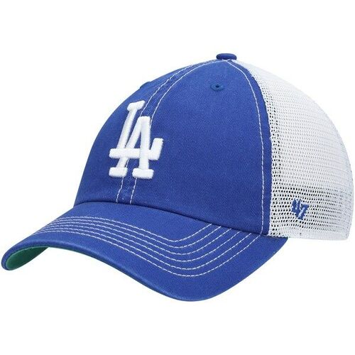 로스앤젤레스 다저스 &#039;47 트롤러 클린업 트럭커 스냅백 모자 - 로얄/화이트 / 47 브랜드