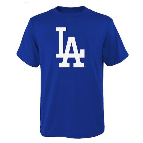 로스앤젤레스 다저스 유스 로고 프라이머리 팀 티셔츠 - 로얄 / Outerstuff