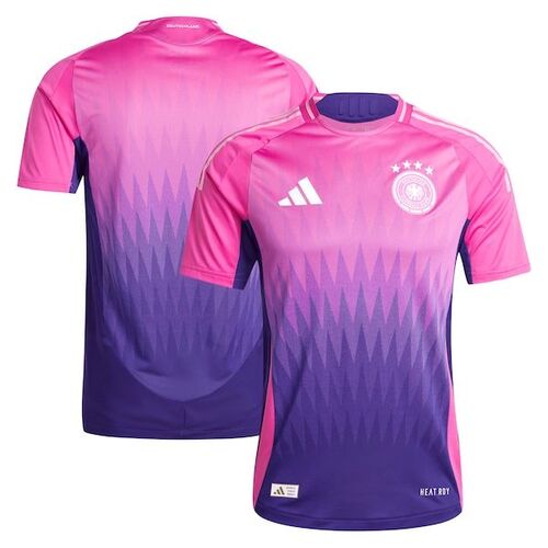 독일 축구 대표팀 아디다스 2024 어웨이 어센틱 유니폼 - 핑크 / adidas