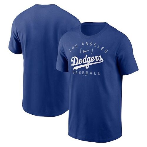 로스앤젤레스 다저스 나이키 홈팀 애슬레틱 아치 티셔츠 - 로얄 / Nike