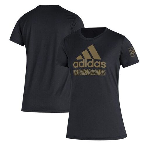 LAFC 아디다스 여성 크리에이터 빈티지 에어로레디 티셔츠 - 블랙 / adidas