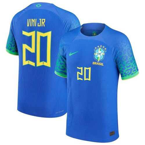 비니시우스 주니어 브라질 대표팀 나이키 2022/23 정품 원정 저지 - 블루 / Nike