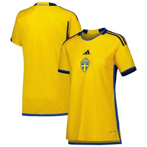 스웨덴 대표팀 아디다스 여자 2022/23 홈 레플리카 저지 - 옐로우 / adidas