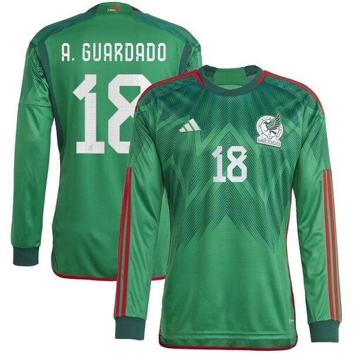 안드레스 과르다도 멕시코 대표팀 아디다스 2022/23 홈 레플리카 긴팔 저지 - 그린 / adidas