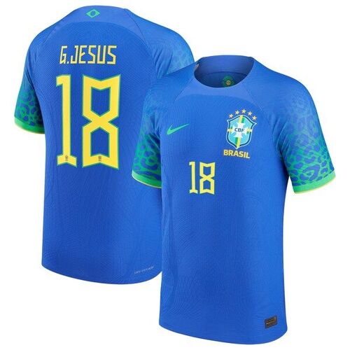 가브리엘 제수스 브라질 대표팀 나이키 2022/23 정품 원정 저지 - 블루 / Nike