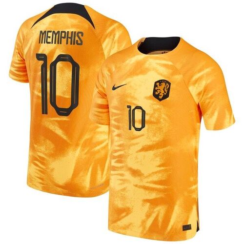 멤피스 데파이 네덜란드 대표팀 나이키 2022/23 홈 베이퍼 매치 정품 선수 저지 - 오렌지 / Nike