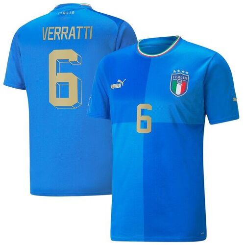 마르코 베라티 이탈리아 대표팀 푸마 2022/23 홈 레플리카 선수 저지 - 블루 / Puma