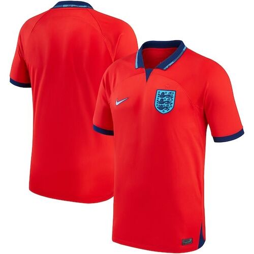 잉글랜드 대표팀 나이키 2022/23 어웨이 브레스 스타디움 레플리카 블랭크 저지 - 레드 / Nike