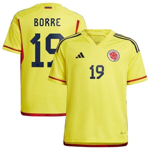 라파엘 보레 콜롬비아 대표팀 아디다스 유스 2022/23 홈 레플리카 선수 저지 - 옐로우 / adidas