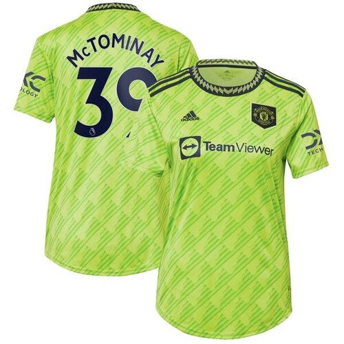 Scott McTominay Manchester United 여자 2022/23 Third Replica Player Jersey - Neon Green / adidas