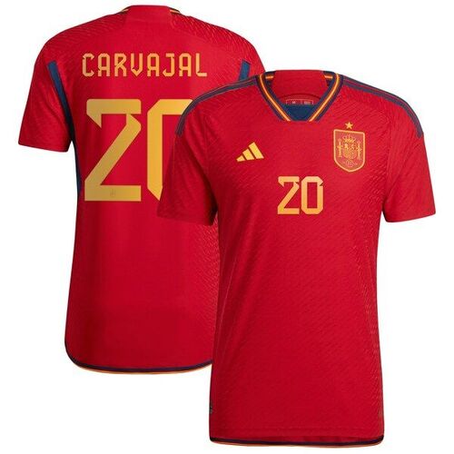 다니엘 카르바할 스페인 국가대표 아디다스 2022/23 홈 어센틱 저지 - 레드 / adidas