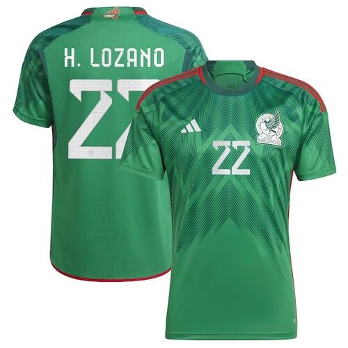 히르빙 로자노 멕시코 대표팀 아디다스 2022/23 홈 레플리카 저지 - 그린 / adidas