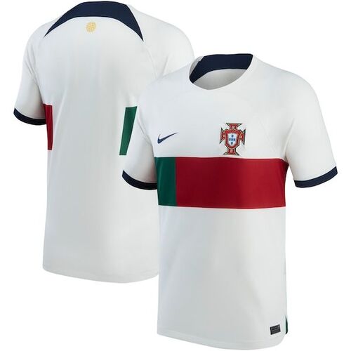 포르투갈 대표팀 나이키 2022/23 어웨이 브레스 스타디움 레플리카 블랭크 저지 - 화이트 / Nike