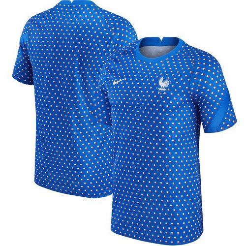 프랑스 여자 대표팀 나이키 2021/22 프리매치 탑 - 블루 / Nike
