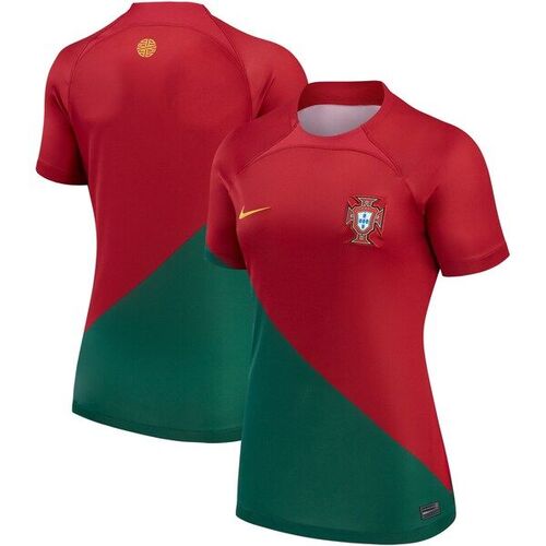 포르투갈 대표팀 나이키 여자 2022/23 홈 브레스 스타디움 레플리카 블랭크 저지 - 레드 / Nike