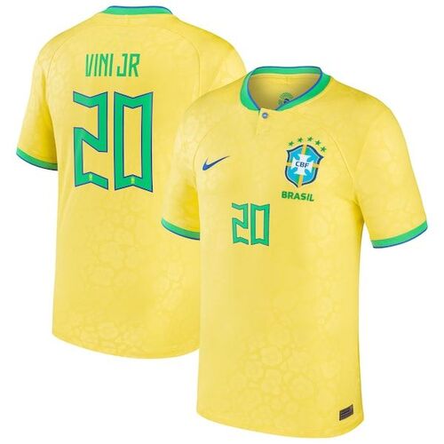 비니시우스 주니어 브라질 대표팀 나이키 2022/23 레플리카 홈 저지 - 옐로우 / Nike