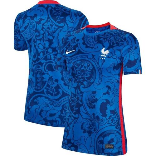 프랑스 여자 대표팀 나이키 여자 2022/23 홈 레플리카 블랭크 저지 - 블루 / Nike
