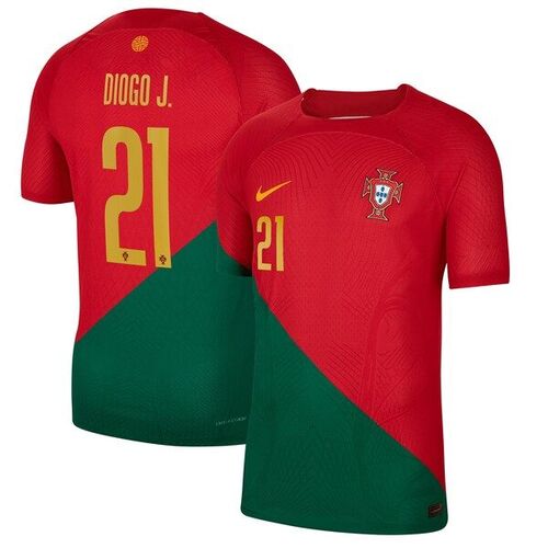 디오고 조타 포르투갈 대표팀 나이키 2022/23 홈 베이퍼 매치 정품 선수 저지 - 레드 / Nike