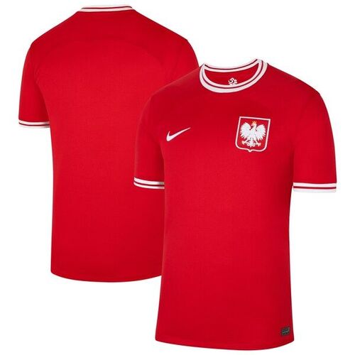 폴란드 대표팀 나이키 2022/23 어웨이 브레스 스타디움 레플리카 블랭크 저지 - 레드 / Nike