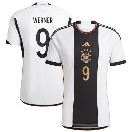 티모 베르너 독일 대표팀 아디다스 2022/23 홈 레플리카 저지 - 화이트 / adidas