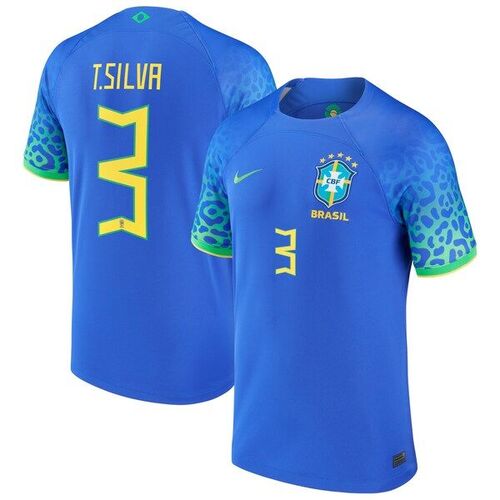 티아고 실바 브라질 대표팀 나이키 2022/23 레플리카 어웨이 저지 - 블루 / Nike