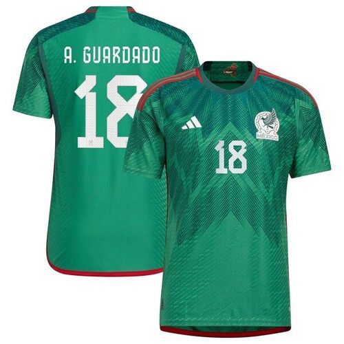 안드레스 과르다도 멕시코 대표팀 아디다스 2022/23 홈 정품 선수 저지 - 그린 / adidas