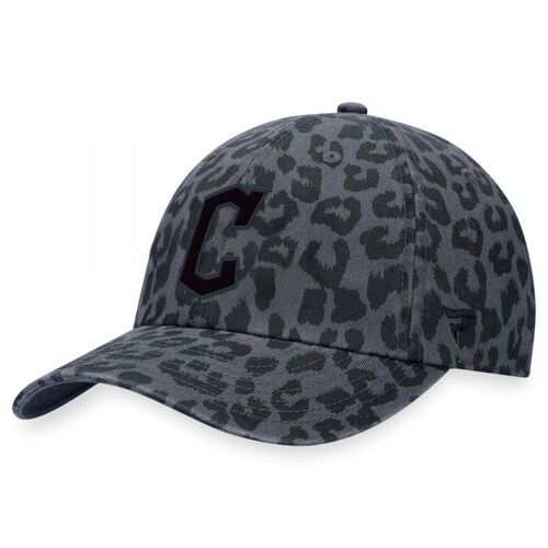 클리블랜드 가디언즈 파나틱스 브랜드 여성 표범 조절 모자 - 블랙 / 파나틱스 어쎈틱