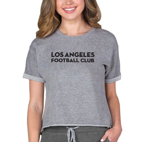 LAFC 컨셉 스포츠 여성 메인스트림 테리 티셔츠 - 그레이 / Concepts Sport