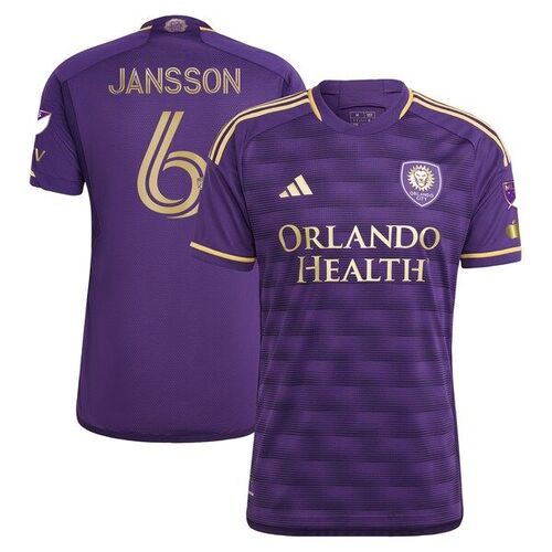 Robin Jansson Orlando City SC 2024 The Wall Kit 어쎈틱 Player 저지 – Purple / adidas