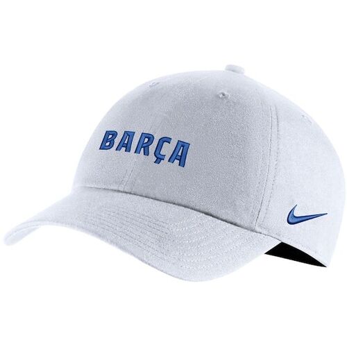 바르셀로나 나이키 여성 캠퍼스 조절 모자 - 화이트 / Nike