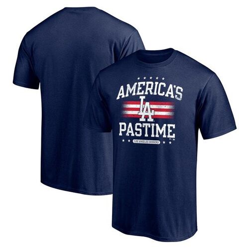 로스앤젤레스 다저스 파나틱스 브랜드 팀 아메리카의 취미 티셔츠 - 네이비 / 파나틱스 어쎈틱