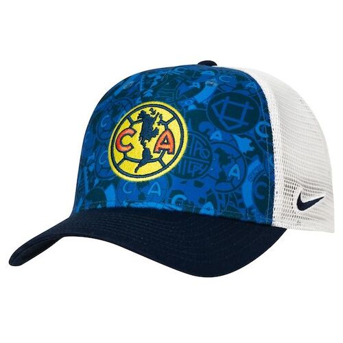 클럽 아메리카 나이키 트럭커 스트레치 스냅 조절 모자 - 블루/네이비 / Nike
