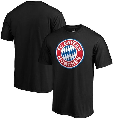 바이에른 뮌헨 파나틱스 브랜드 오피셜 로고 티셔츠 - 블랙 / 파나틱스 어쎈틱