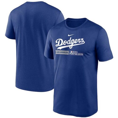 로스앤젤레스 다저스 나이키 2023 포스트시즌 정품 컬렉션 더그아웃 티셔츠 – 로얄 / Nike