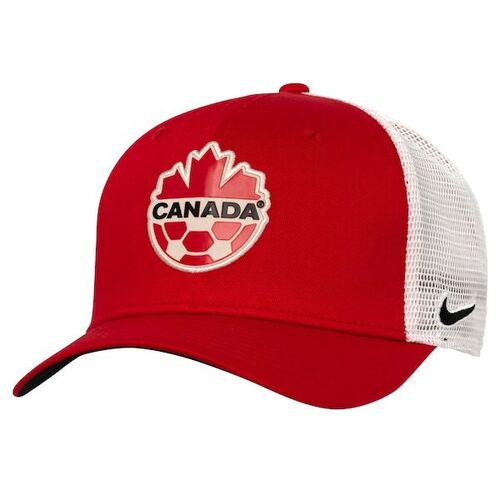 캐나다 축구 나이키 클래식99 트럭커 스트레치 스냅 조절 모자 - 레드 / Nike