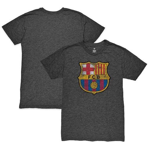 바르셀로나 컬러 크레스트 트위스트 트라이 블렌드 슬럽 티셔츠 - 헤더 블랙 / 1863FC