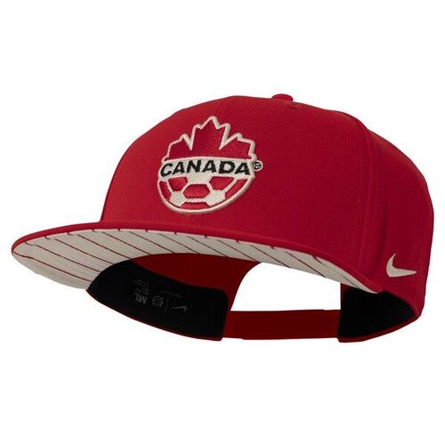 캐나다 사커 나이키 프로 스냅백 모자 - 레드 / Nike