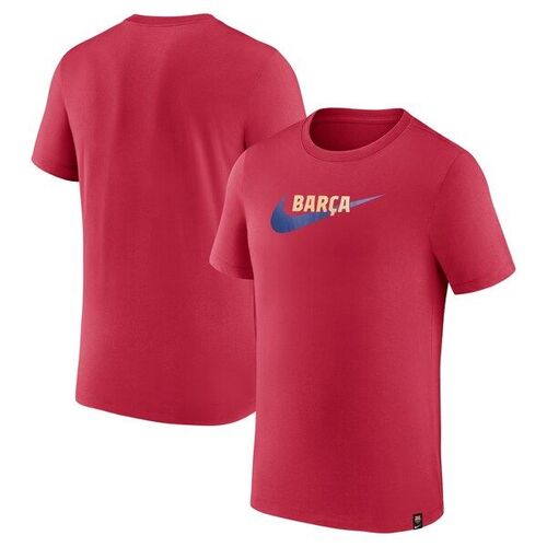 바르셀로나 나이키 드락팩 스우시 티셔츠 - 레드 / Nike