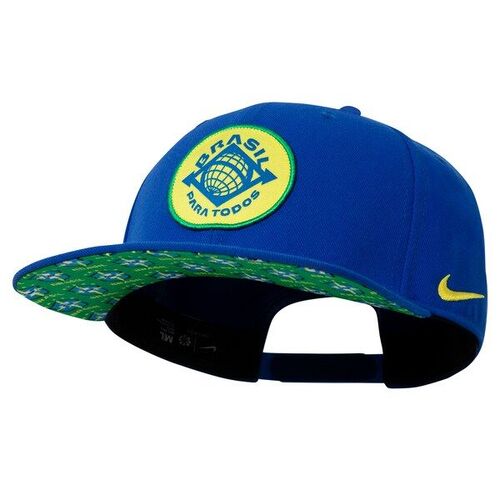 브라질 국가대표 나이키 프로 스냅백 모자 - 로얄 / Nike
