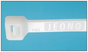 전오전기 난연 케이블타이 백색 JV-100, JV-140, JV-200, JV-300