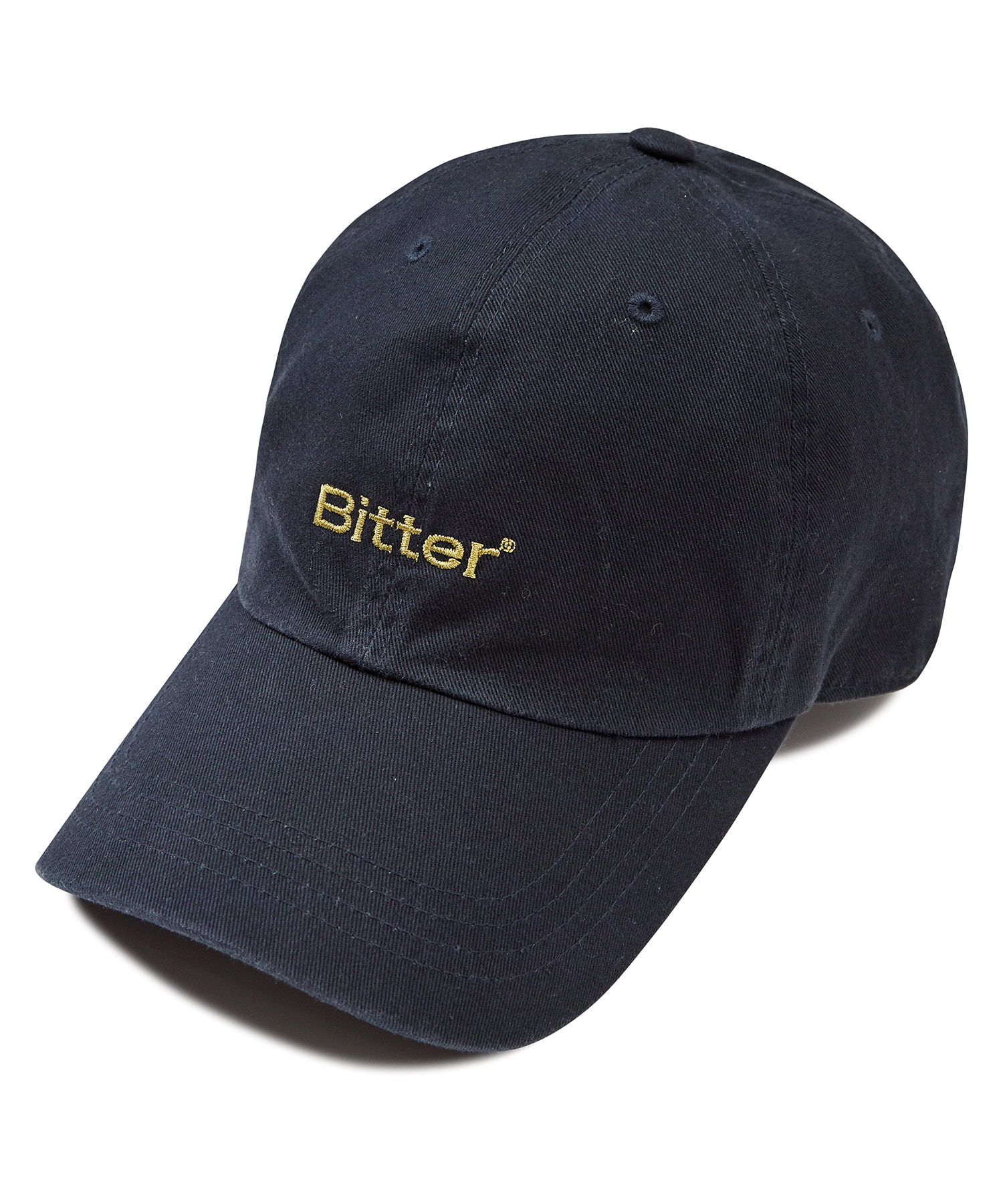 Bitter Small Logo Ball Cap Navy