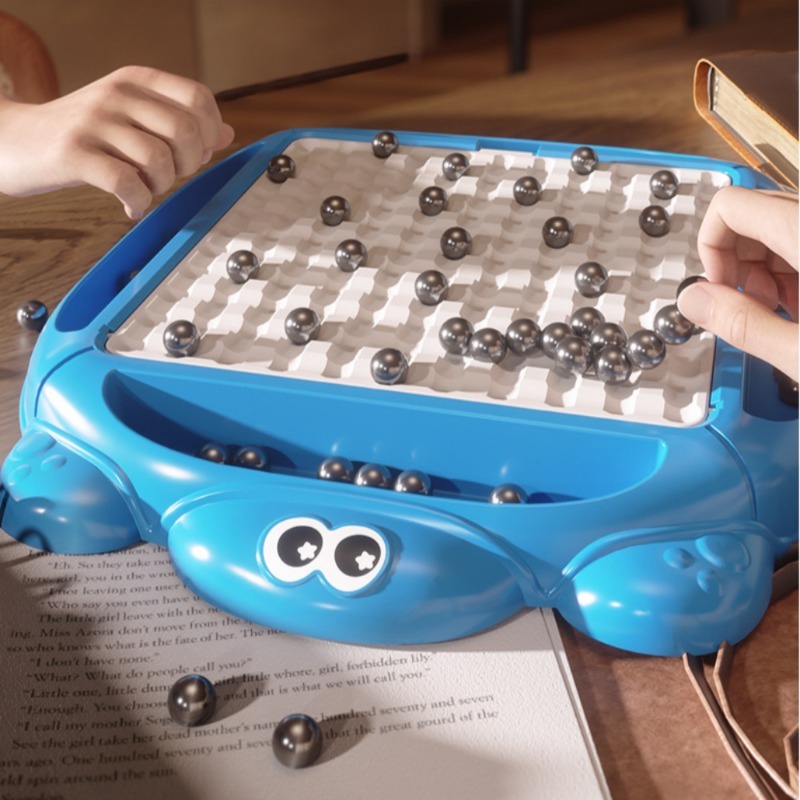 빌리네집 자석 체스 보드 게임 마그네틱 배틀 구슬 체스판 중형 대형