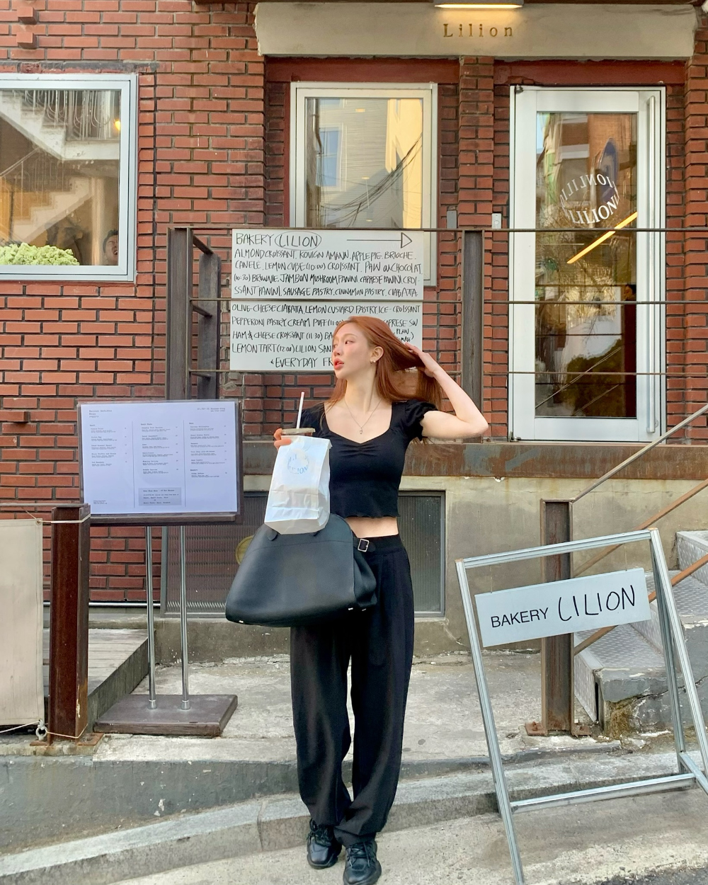 반팔 티셔츠 모델 착용 이미지-S13L14